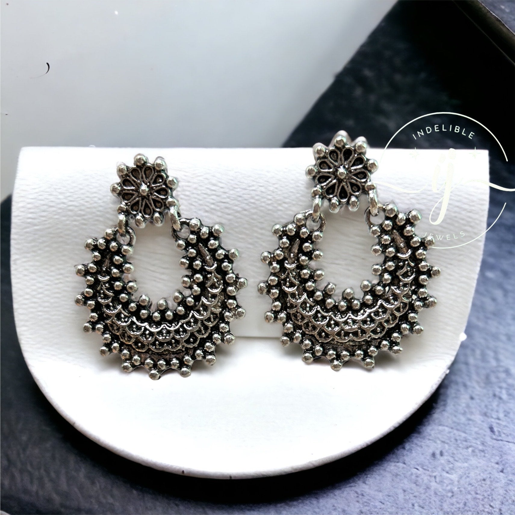 Oxidised Jewellery Online - Earrings, Necklace, Bracelets, Rings | Fusion  Vogue